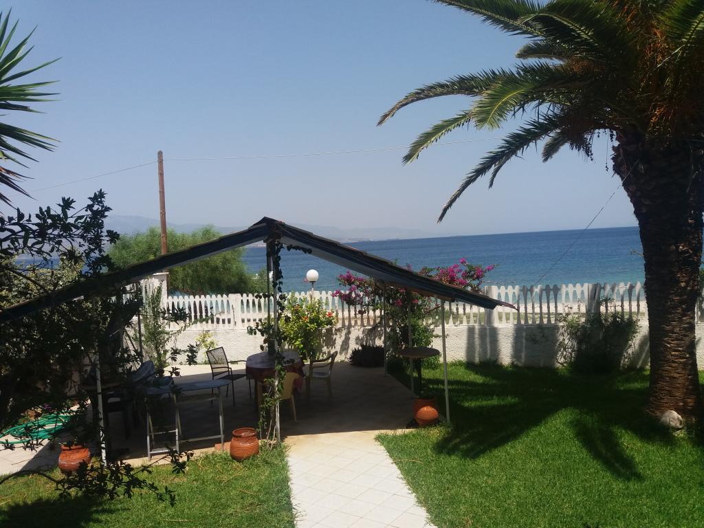 Per Mare Villa Loutra Oraias Elenis Bagian luar foto